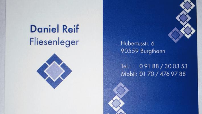 Fliesenleger Daniel Reif