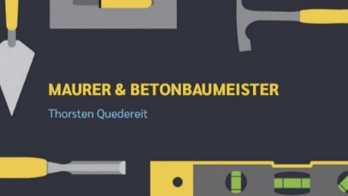 Maurermeister Thorsten Quedereit