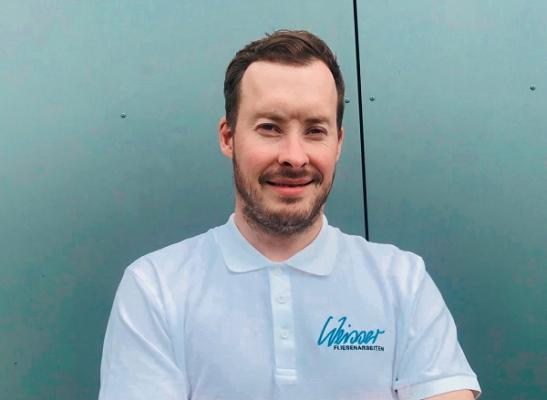 Weisser Fliesenarbeiten